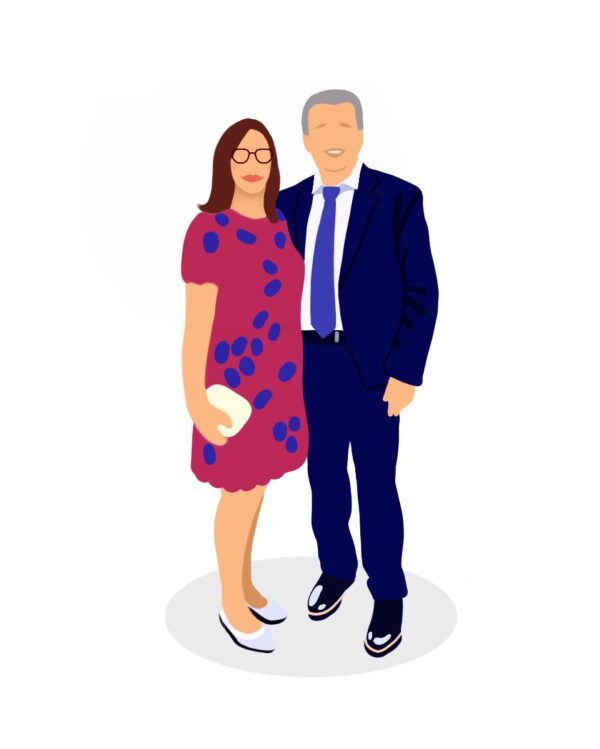 cartoon portrait