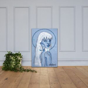 Blue soul canvas