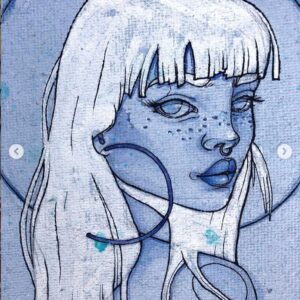 Blue soul canvas
