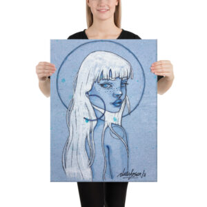 Blue soul canvas