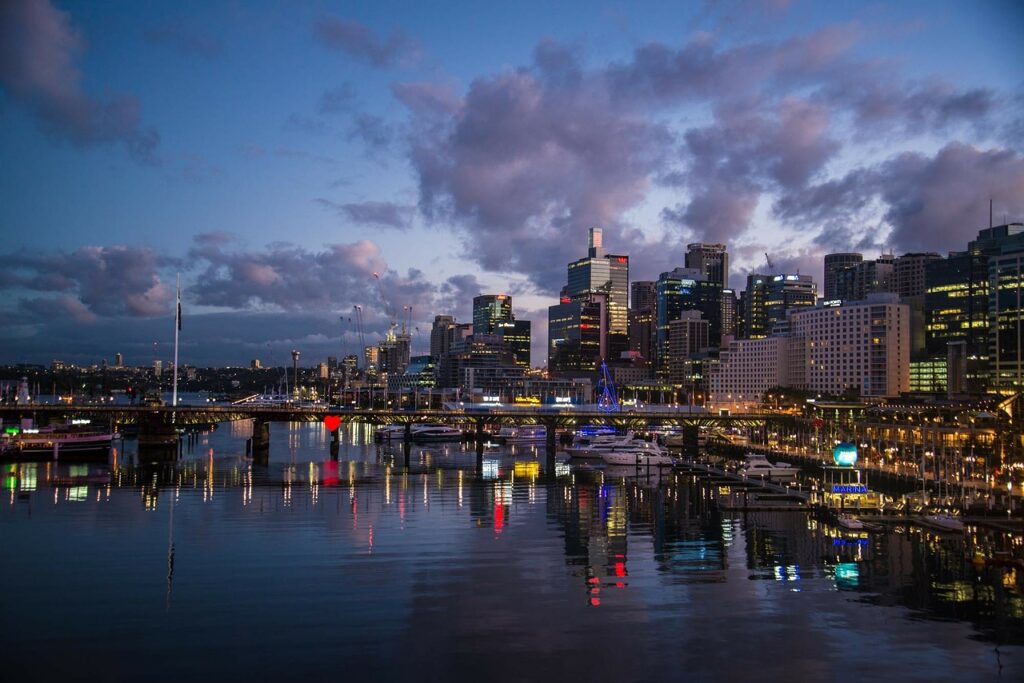 darling harbour, sydney, australia