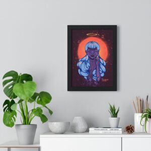 Purple woman soul print