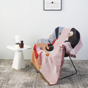 2D cats tapestry