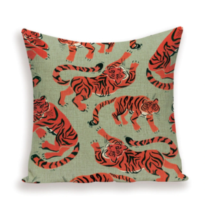 Happy tiger cushion