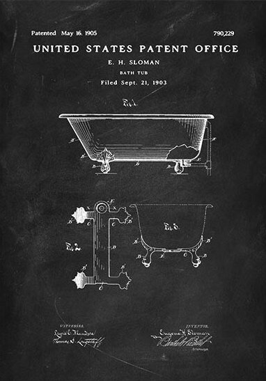 Bath tub patent