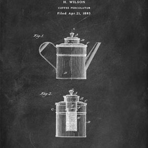 Coffee percolator Wilson patent