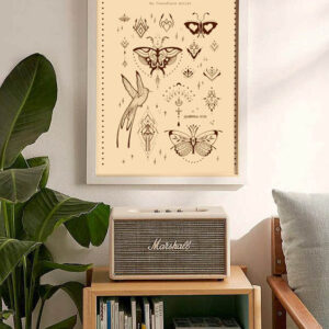 oniric tattoo beige print