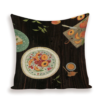 Half apricot cushion