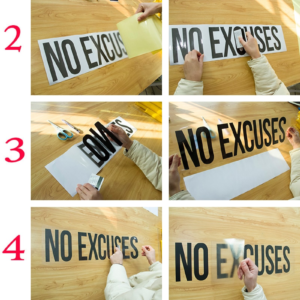 Custom Dino Wall Decal instructions