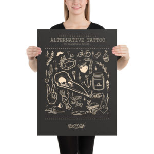 Alternative tattoo black print