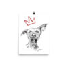 dog king print