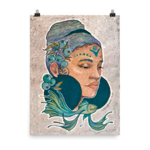 Pisces girl print Ensimismada