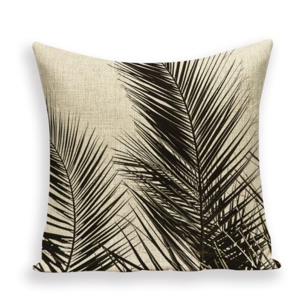 Palm leaf cushion