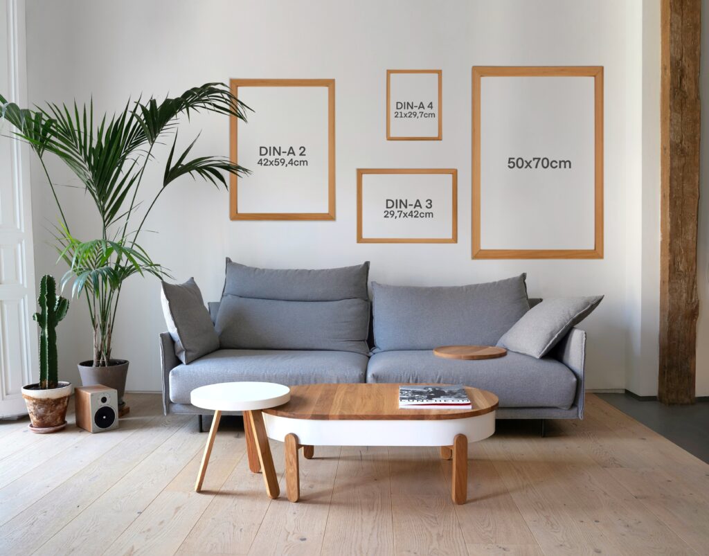 Mockup sizes prints and portraits