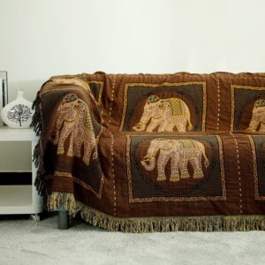 elephant autumn blanket