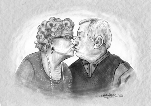 grandparents couple portrait
