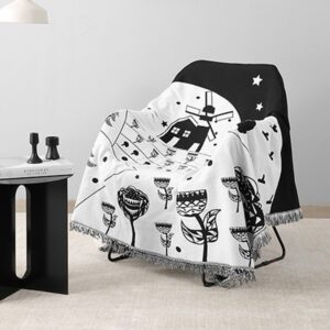 Black & White Dream Forest Tapestry
