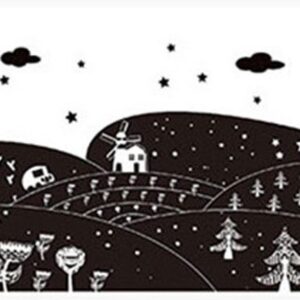 Black & White Dream Forest Tapestry