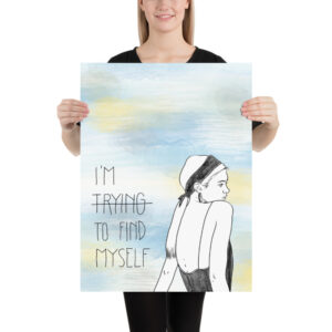 Im trying to find myself - illustration design