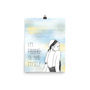 Im trying to find myself - illustration design