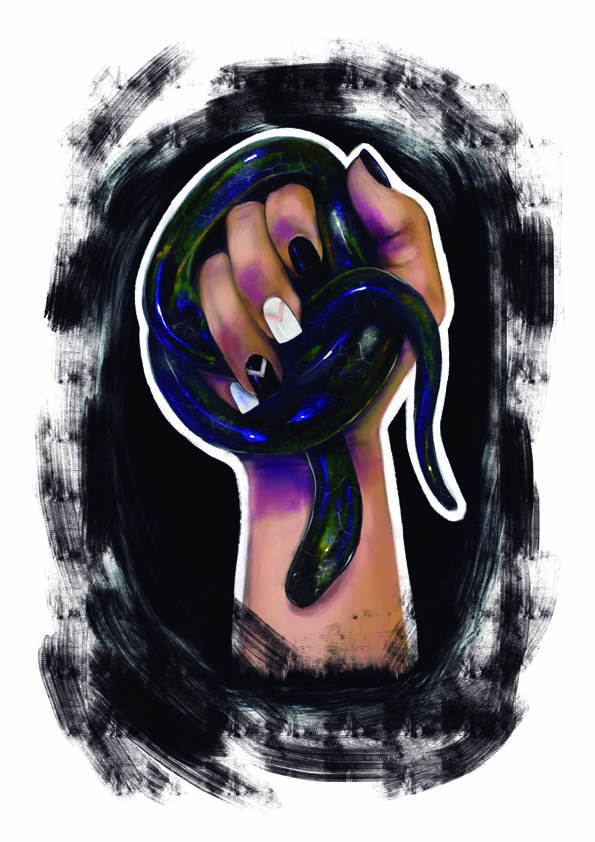 Venom - snake on hand - Clarafosca