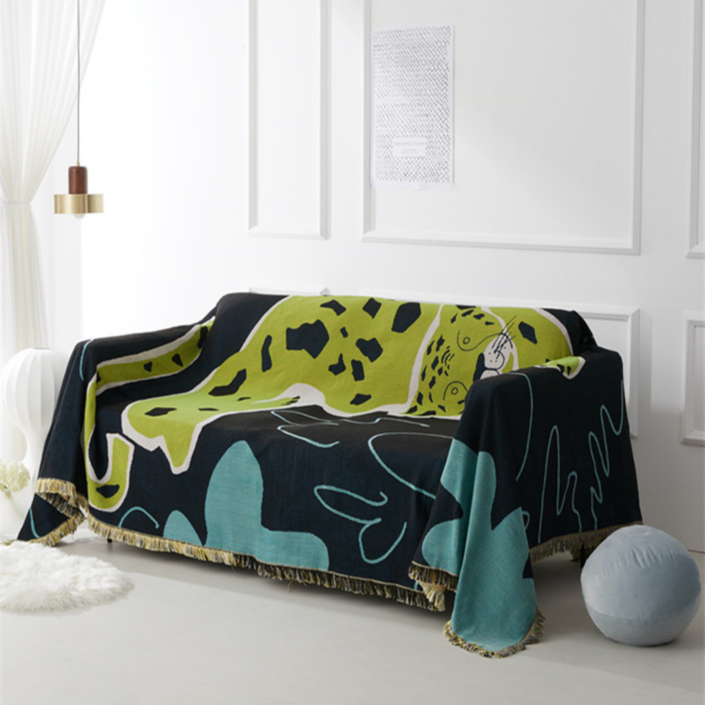 Jungle Tiger -Tapestry, Throw blanket, Wall blanket